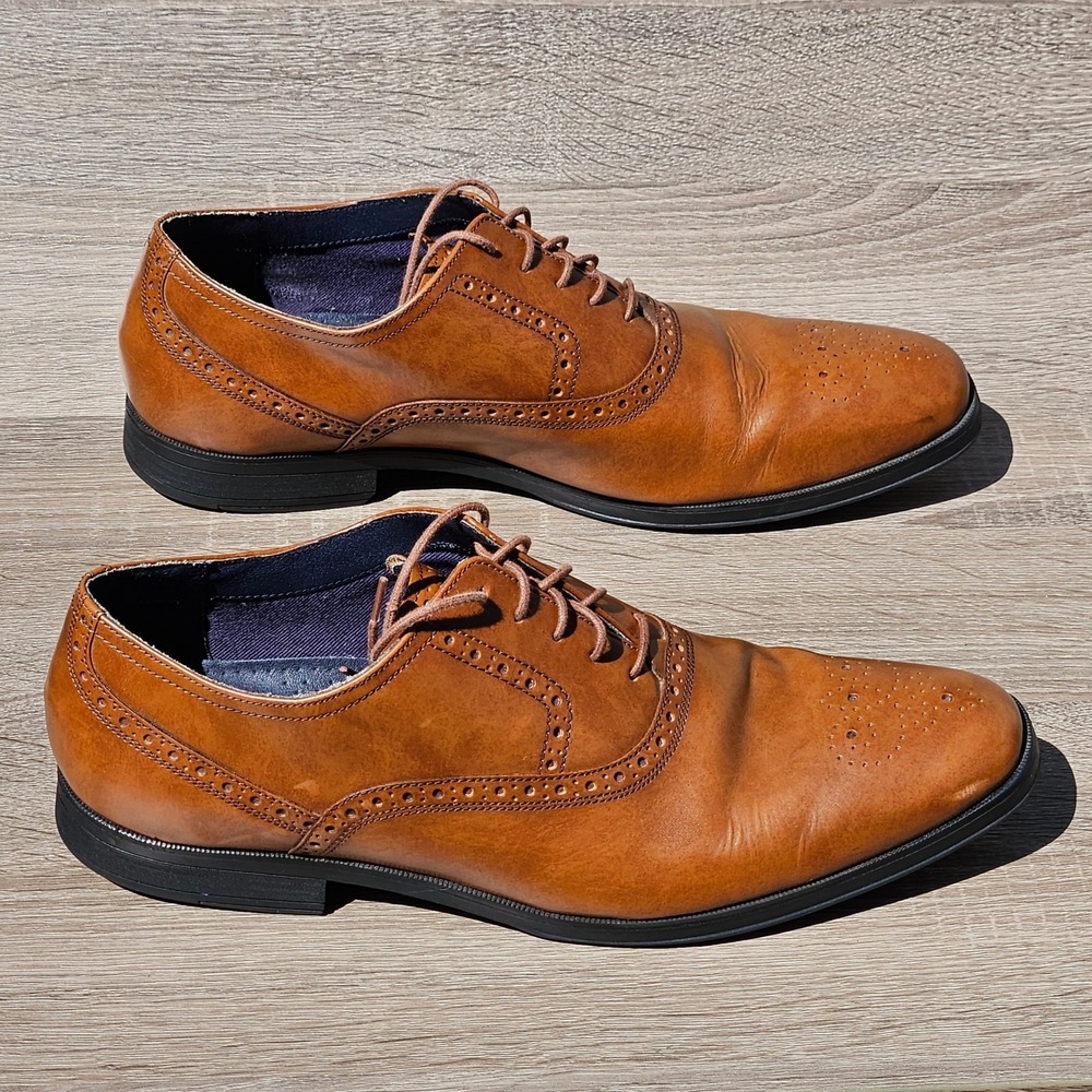 Cole Haan‎ Williams Wingtip Oxford British Tan Leather Mens 11 M C20240 Grand.OS